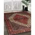 thumbnail image 3 of Ahgly Company Machine Washable Indoor Rectangle Traditional Brown Area Rugs, 5' x 8', 3 of 7