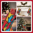 thumbnail image 7 of Salouo Colorful Arrow Graffiti Pattern Print Christmas Decorations Stockings 1 Pack 18'' Xmas Stockings Holiday Stocking Personalized Farmhouse Decor for Home Family Party Tree, 7 of 7