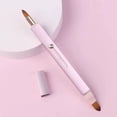 thumbnail image 4 of Retractable Double-ended Lipstick Brush Aluminum Tube Portable Nylon Lip Brush With Lip Cap, 4 of 8