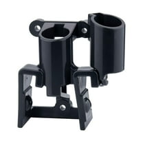 TORQUE Glad Hand Holder Kit for Semi Trucks, Air Brake Coiled & Electric Power Cable Organizer Bracket - Black (TR035001)
