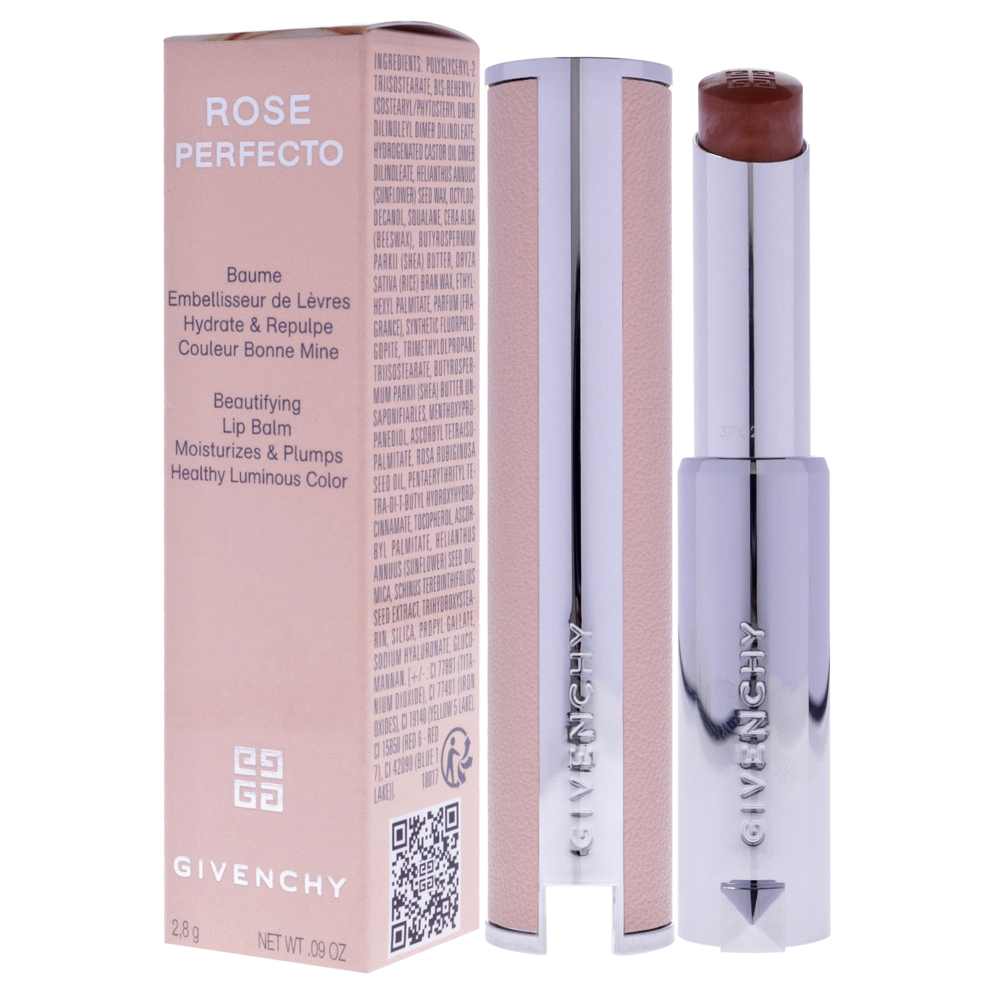 Givenchy Rose Perfecto Beautifying Lip Balm - 302 Warm Maple , 0.09 oz Lip Balm