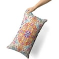 thumbnail image 3 of Orange Blue Ethnic Boho Pillow Covers 12x20 in Bohemian Carpet Cream Coral Floral Decorative Couch Pillow Cases with Zipper Set of 2 Home Decor for Living Room Bedroom Bed Cushion Outdoor, 3 of 6