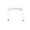 thumbnail image 2 of Septum Retainer Clear Nose Glass Pyrex Staple 16 Gauge Or 14 Gauge, 2 of 3