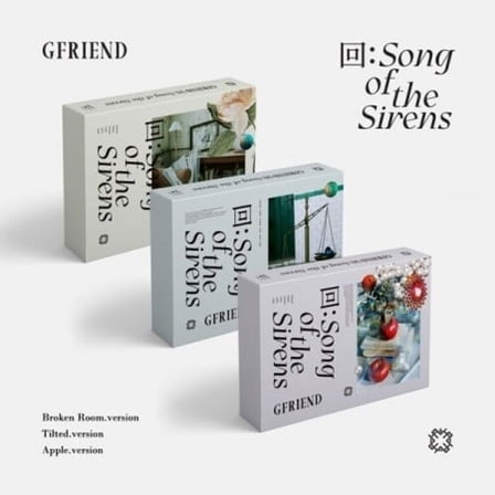 Gfriend - Song of the Sirens (Random Cover) (incl. 60pg Photobook, Mini Book,Folding Paper, 2pc Photocard   Lenticular Photocard) - Music & Performance - CD