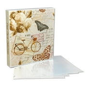 UniKeep Postcard Collector Storage Case with 25 Acid-Free Pages - Holds up to 150 Postcards
