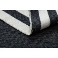 thumbnail image 3 of Carpet Twin 22990 Frame, Cotton, Double-sided, Ecological Fringes - Black / Cream, 3 of 5