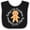 Black and White, variant on Inktastic Baby 1st Christmas Gingerbread Man Boys or Girls Baby Bib