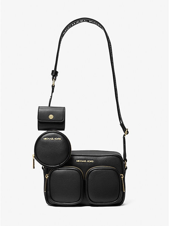 Michael Kors Outlet Avril Extra-Small Leather Satchel - Thyme