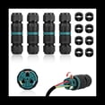 thumbnail image 2 of 4PCS Caja de Conexiones de 3 de 2 VíAs IP68 Conector de Cable EléCtrico Impermeable para Exteriores Ø5-12 Mm, 2 of 5