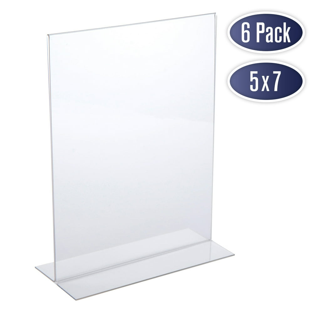 Double Sided Picture Frame 5x7 Acrylic Clear Picture Frames for Photo