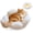 White, variant on Catstages Purrfect Petals Flower Cat Bed with Plush Support and Raised Sides, White, 21 in - Secure, Soft, Comfortable Bed for Cats and Kittens