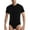 Black, variant on Men's Onesie Pajamas Short Sleeve Soft Comfy Crew Neck Bodysuit Short Summer Romper Thin Full Coverage Jumper Black Medium