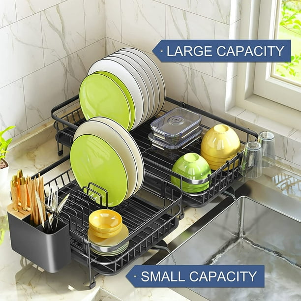 PXRAcK Dish Drying Rack, Expandable(128-215) Dish Rack with