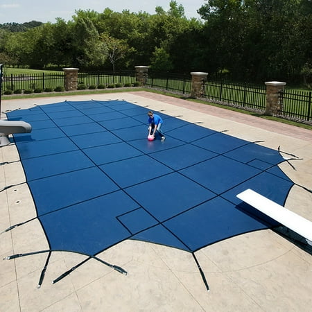 Mesh Safety Cover Arctic Armor WS305G 18-Year Mesh In-Ground Pool Safety Cover - Green / 12-ft x 24-ft ()