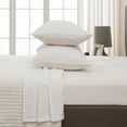 thumbnail image 3 of Great Bay Home Solid Velvet Plush Warm and Cozy Fleece Sheet Set (King, Winter White), 3 of 6