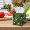 thumbnail image 4 of POLERO Leather Tissue Box Cover Christmas Tree Lights, Modern Square Tissue Box Holder for Creative Decorative, Ideal for Bathrooms/Office/Car/Nightstand/Dining Table, 5.1"X5.1"X5.5", 4 of 7