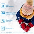thumbnail image 4 of JAN & JUL Toddler Ski Hand Mittens for Winter Waterproof (Bear Mountain, M: 4-6 Years), 4 of 7