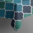 thumbnail image 5 of Blue Green Checkered Pattern Square Tablecloth,Waterproof Square Table Cover,Wipeable Spillproof Washable Table Cover for Home Kitchen Party Decor 60"x60"(152x152cm), 5 of 6