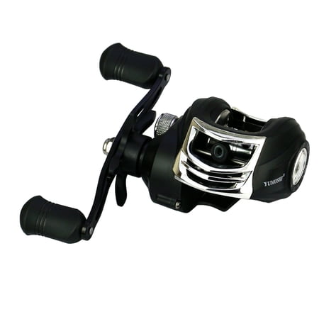 Smooth 7.2:1 Metal Fishing Reel Baitcasting Reel Outdoor Casting Reel for Bass Fishing Sports