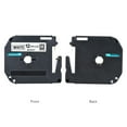 thumbnail image 3 of Black on White Label Tape Compatible for Brother PT-65/PT-70/PT80 Label Printer 12mm * 8m, 3 of 8