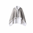 thumbnail image 2 of Meitianfacai Blanket Lambswool Napping Shawl Blanket Wearable Blanket Cover Blanket Flannel Blanket, Gray, 2 of 6