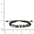 thumbnail image 4 of Marvel Black Panther Men's Bracelet- Adjustable Stainless Steel Beaded Lariat Bracelet- Black Panther Bracelet, 4 of 5