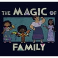 thumbnail image 2 of Women's Encanto The Magic of Family Graphic Tee Navy Blue Medium, 2 of 4
