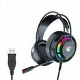 thumbnail image 2 of LYTiang Comfortable Gaming Wired Headset. Headphones With Mic Noise Cancellation And Audio Controls Great Boy Handheld Game Console Alien Wear Headphones Mic Headphones, 2 of 7