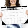 thumbnail image 7 of Desk Calendar 2026-2027 - 18-Month Large Desk/Wall Calendar, Jan 2026 - June 2027, 17" x 12", Thick Paper, Large Ruled Blocks, Clear Plastic Cover – Perfect for Home School & Office Organization, 7 of 7