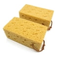thumbnail image 1 of Unique Bargains 2Pcs Auto Car Windshield Wash Cleaning Sponge Washing Pad Cleaner Tool Yellow, 1 of 3
