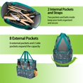 thumbnail image 6 of Garden Tool Bag,Paw Prints and Bones Garden Tool Organizer,Garden Gifts,Waterproof Multi-Pocket Garden Tool Storage 11.8x5.5x11.4 Inch(Tools NOT Included), 6 of 6