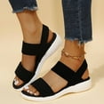 thumbnail image 1 of Sandalias y pantuflas para mujer informales de nuevo estilo con parte inferior plana para exterior Wmkox8yii  nm7502, 1 of 9