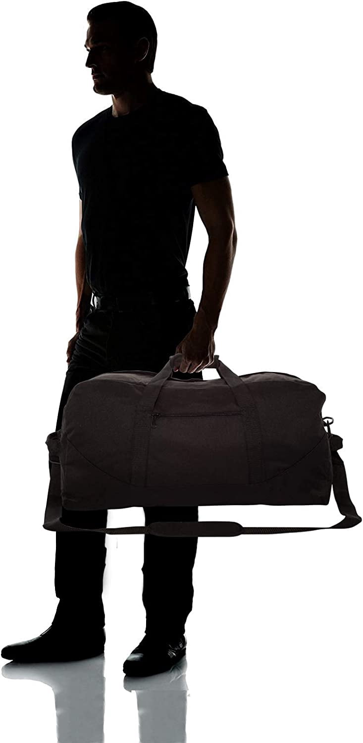 DALIX 25" Big Adventure Large Gym Sports Duffle Bag in Black