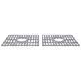 thumbnail image 5 of VIGO 15 in. x 15 in. Silicone Bottom Grid for Double Bowl Kitchen Sink in Gray (2-Pack), 5 of 5