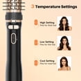 thumbnail image 2 of SKIMI Rotating Hair Dryer Brush, Auto Rotating Blow Dryer Brush Spinning, Negative Ionic Brush Blow Dryer, Round Brush Blow Dryer Volumize Curling, 2 of 11