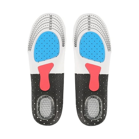 Orthopedic Foot Arch Support Sport Shoe Pad Running Gel Insoles Insert Cushion Insole Sneakers Pad Sweat-absorption and Flash Drying Foot Care Pads Fine Quality Sport (Best Arch Support Running Shoes 2019)