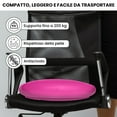 thumbnail image 5 of Round Balance Board with Pump Thick Yoga Fitness Inflatable Seat Pad Foot Massage Pain Relief Wiggle Cushion Kids Adults Sensory Balance Disc, 5 of 8