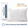 thumbnail image 2 of RILIHO Cooling Pillows for Sleeping 1 Pack, Shredded Memory Foam Pillows Viscose of Bamboo Cover, Adjustable Pillow for Side Back Stomach Sleepers Luxury Gel Pillows King Size, 2 of 8