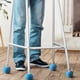 thumbnail image 4 of Pelotas de tenis azules precortadas con cubierta deslizante (4 unidades) para patas de muebles y suelo., 4 of 7