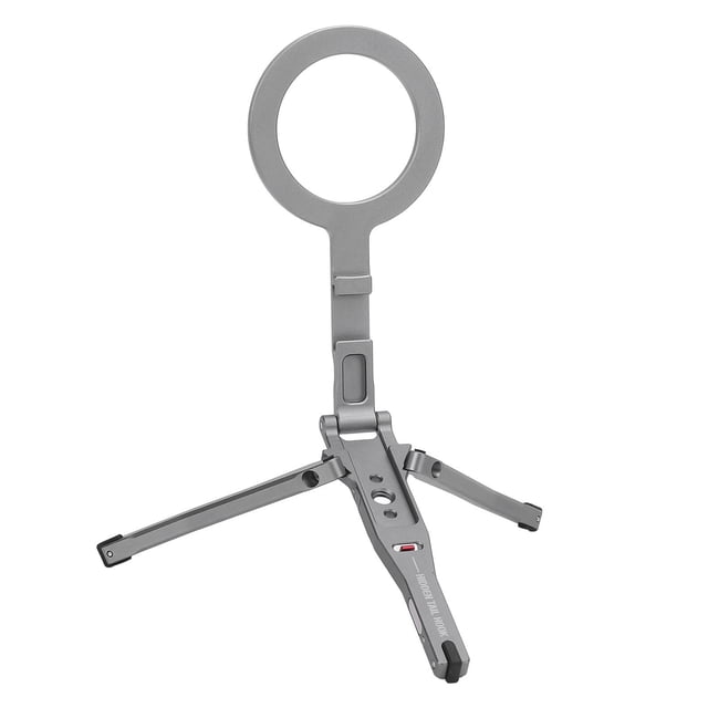 Trípode Para Teléfono Selfie Stick, Trípode Magnético Compacto Para Teléfono, aleación De Aluminio Plegable, Orificio Para Tornillo Multifuncional Flexible De 1/4 Pulgadas