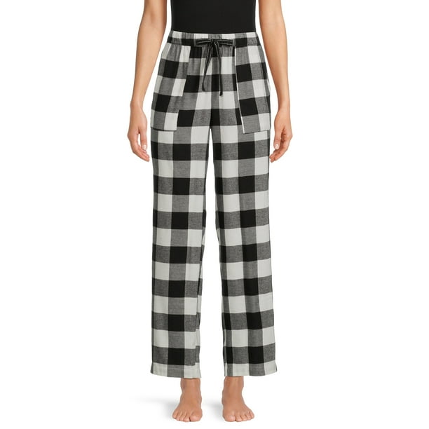 Joyspun Women’s Flannel Buffalo Pajama Pants - Walmart.com