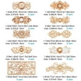 thumbnail image 2 of 1set 10 styles Alloy Snap Lock Clasps for Hanfu Cheongsam Clothing Accesories Light golden 15~49x12~38x1.6~4mm Hole: 1.5~1.8mm 3sets/style, 2 of 5