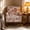 Red, variant on S-HOME Farmhouse Style Floral Accent Armchair With Nailhead Trim Solid Wood Legs And Supportive Back For Living Spaces, Blue