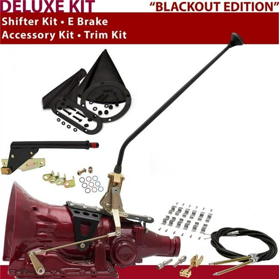 American Shifter 45RFE Shifter Kit Black 23 in. E Brake Cable Clamp Trim Kit for DC0CE