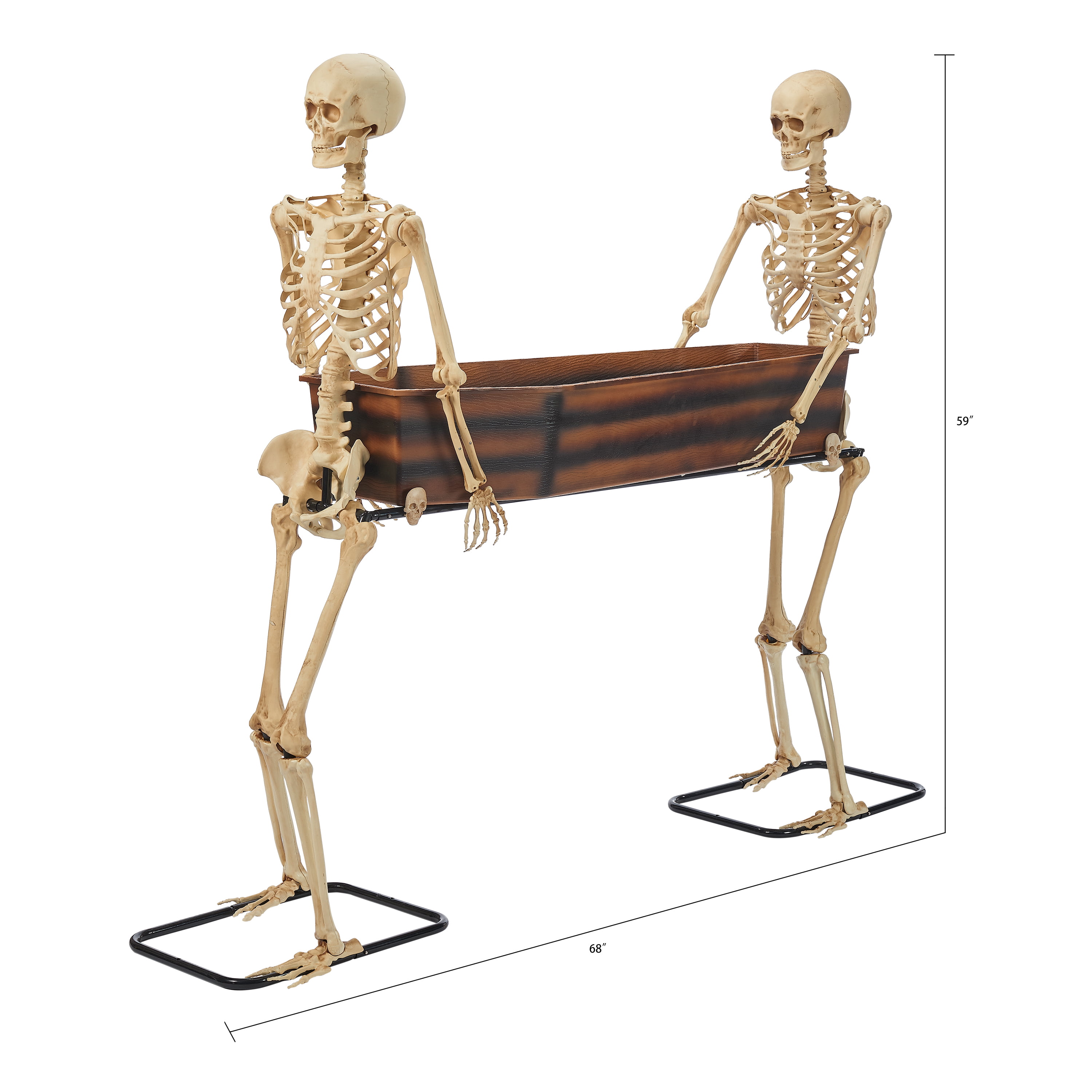 Halloween Coffin Oct 31st Is For Tourist Skeleton
