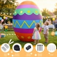 thumbnail image 7 of KITBONIS 8ft Inflatable Easter Egg Decoration Garden Yard Shopping Mall Backdrop Decoration Inflatable Outdoor Easter Egg Decorations, 7 of 7