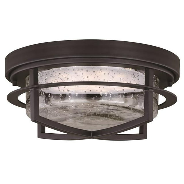 Vaxcel International T0375 13 in. Logan Outdoor LED Flush Mount