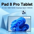 thumbnail image 2 of Tableta Pad 8 Pro original de 10,1 pulgadas, Snapdragon 8gen2, Android 13, global, 16 GB + 1024 GB, 10 000 mAh, 5G, doble SIM, WIFI, pantalla completa HD, 2 of 5