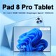 thumbnail image 2 of Tableta Pad 8 Pro original de 10,1 pulgadas, Snapdragon 8gen2, Android 13, global, 16 GB + 1024 GB, 10 000 mAh, 5G, doble SIM, WIFI, pantalla completa HD, 2 of 5