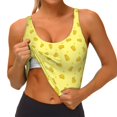 thumbnail image 3 of Fotbe Cheese 1 Sujetador Deportivo Largo sin Aros para Mujer con Almohadillas y Soporte Medio, Transpirable y Absorbente, Camiseta Tipo Chaleco o Tank Top-Large, 3 of 8